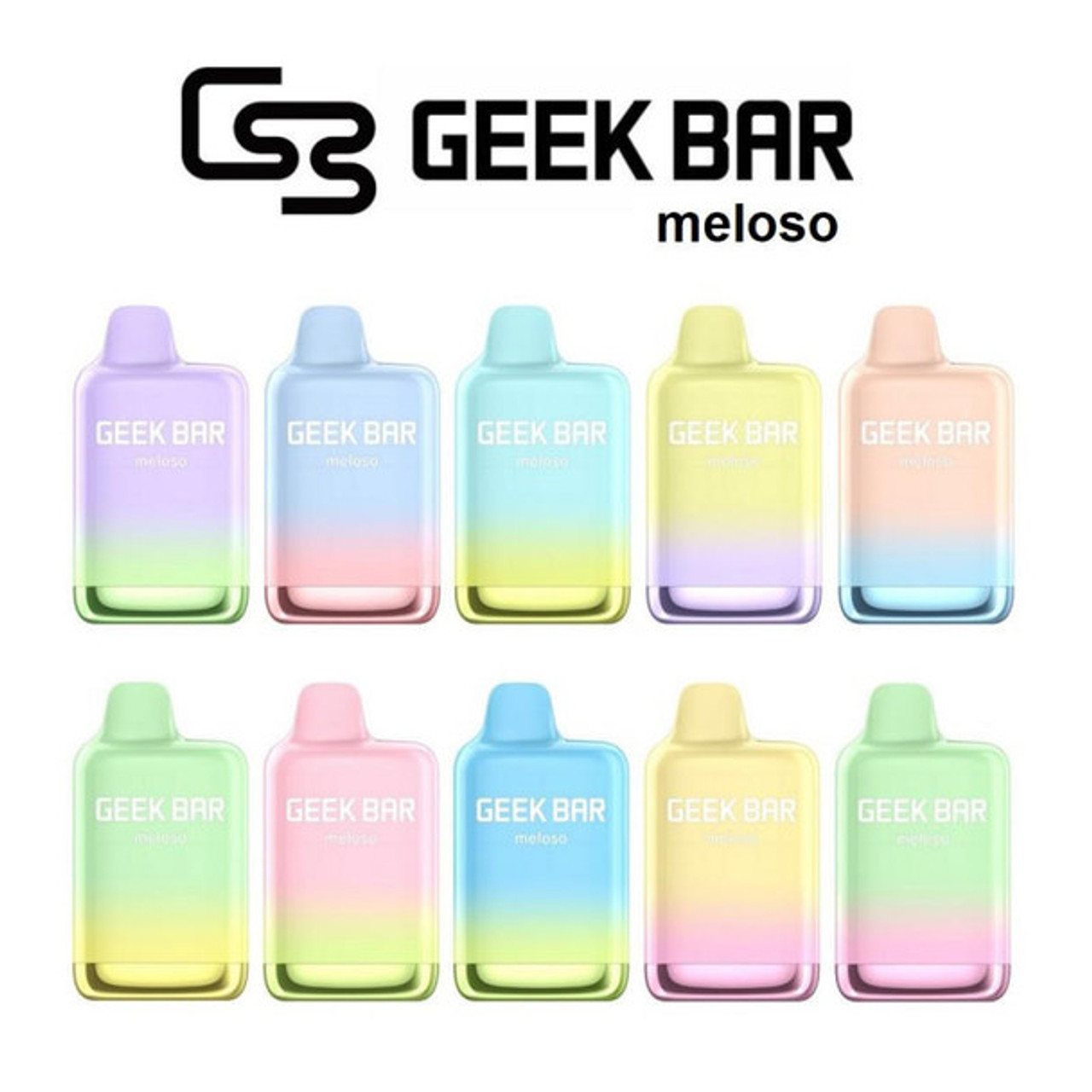 GEEK BAR MELOSO MAX Mayoreo 5 Pack